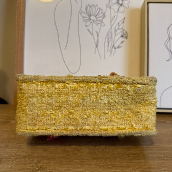 Kooreloo Yellow Petite Tweed Crossbody Bag - Picture 7 of 13